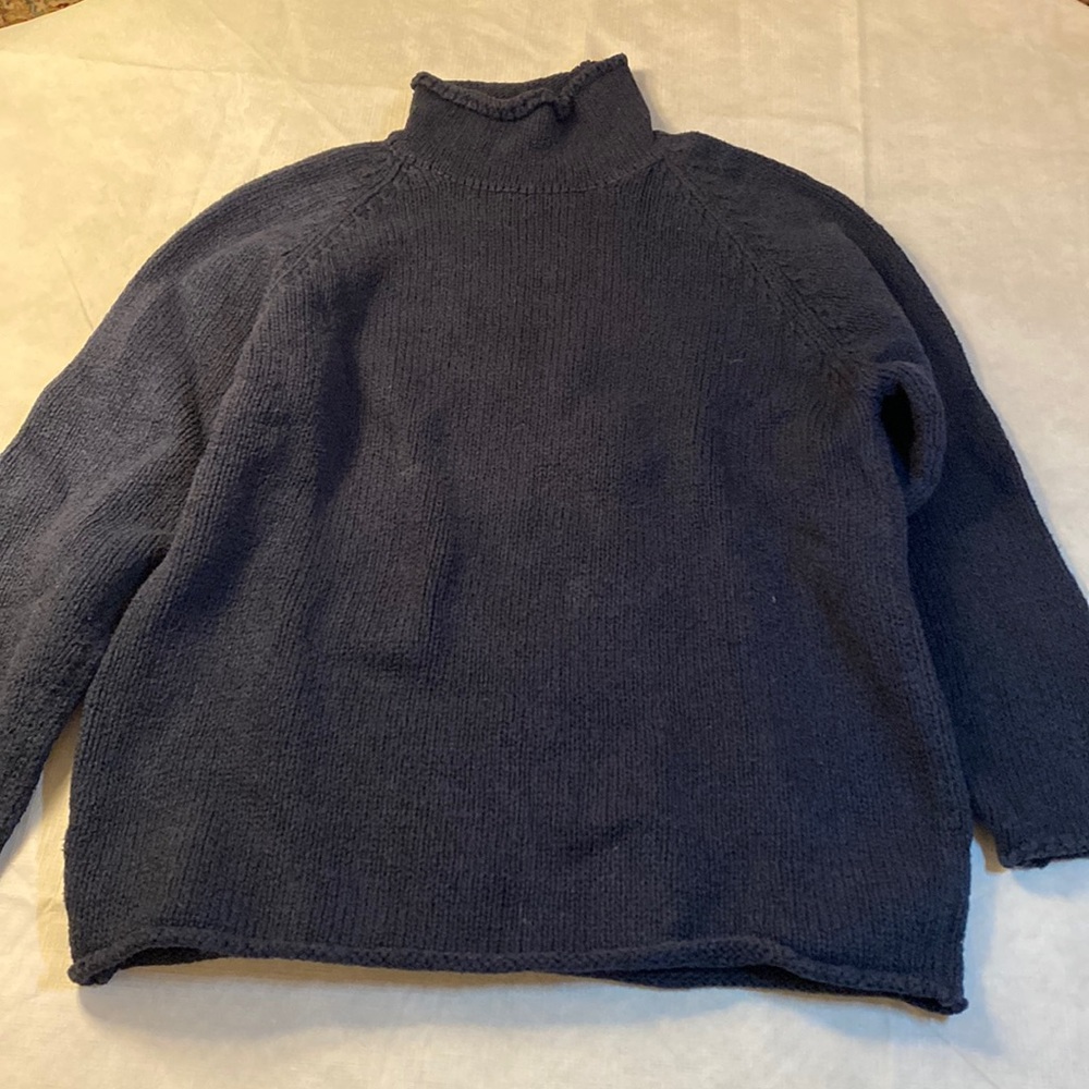 Alcott & Andrews Vintage Chunky Navy sweater size S/M